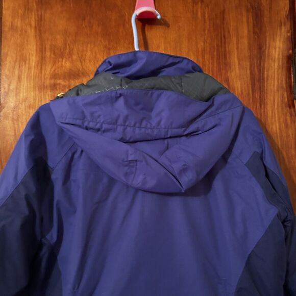 Columbia Jacket Cobalt Blue Omni Tech Waterproof Coat Womens Medium Ski Winter - Picture 12 of 14